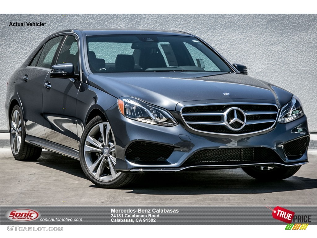 2016 E 350 Sedan - Steel Grey Metallic / Black photo #1