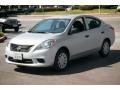 2014 Brilliant Silver Nissan Versa 1.6 S Sedan  photo #8