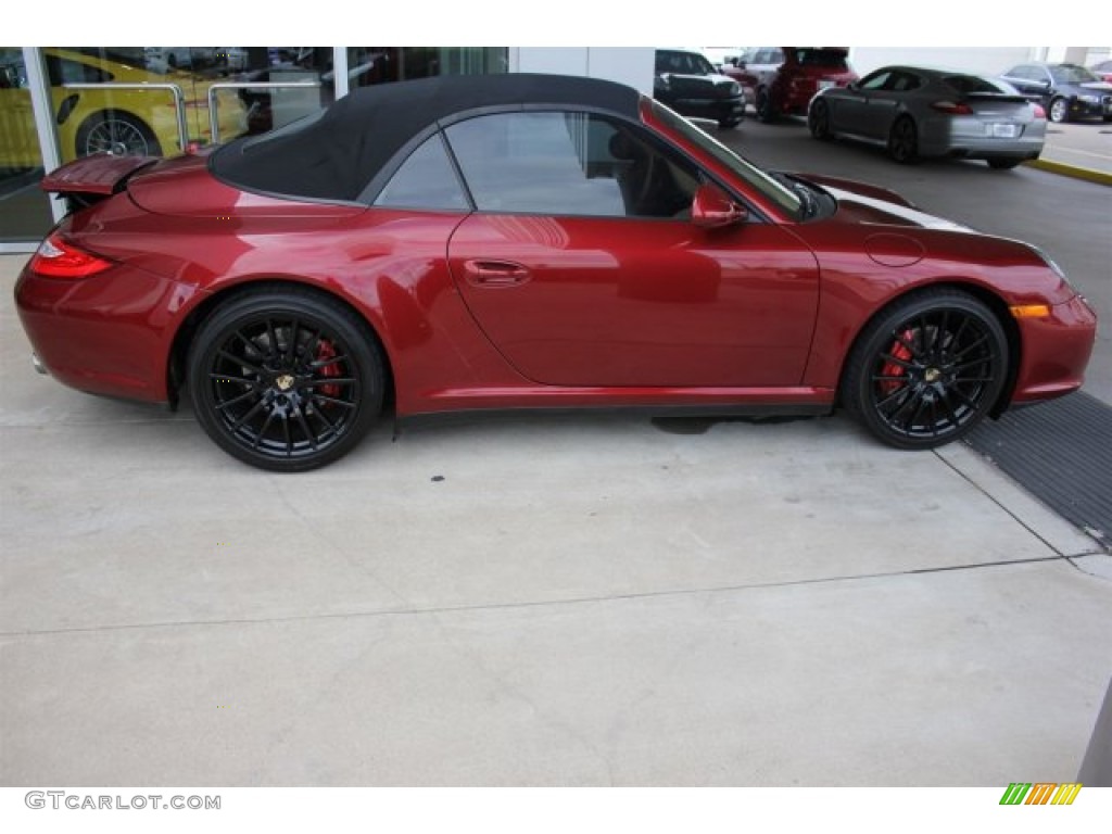 2009 911 Carrera 4S Cabriolet - Ruby Red Metallic / Sand Beige photo #19