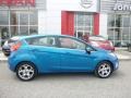 2012 Blue Candy Metallic Ford Fiesta SES Hatchback  photo #3