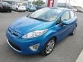 2012 Blue Candy Metallic Ford Fiesta SES Hatchback  photo #9
