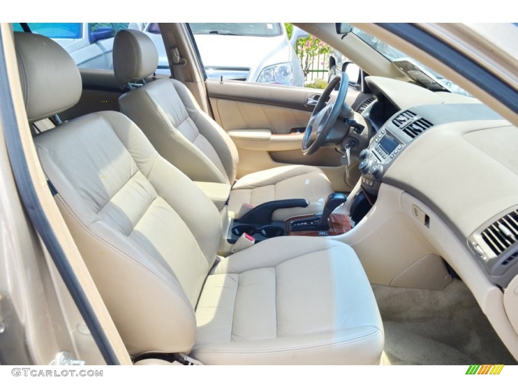 2007 Accord EX-L V6 Sedan - Desert Mist Metallic / Ivory photo #18