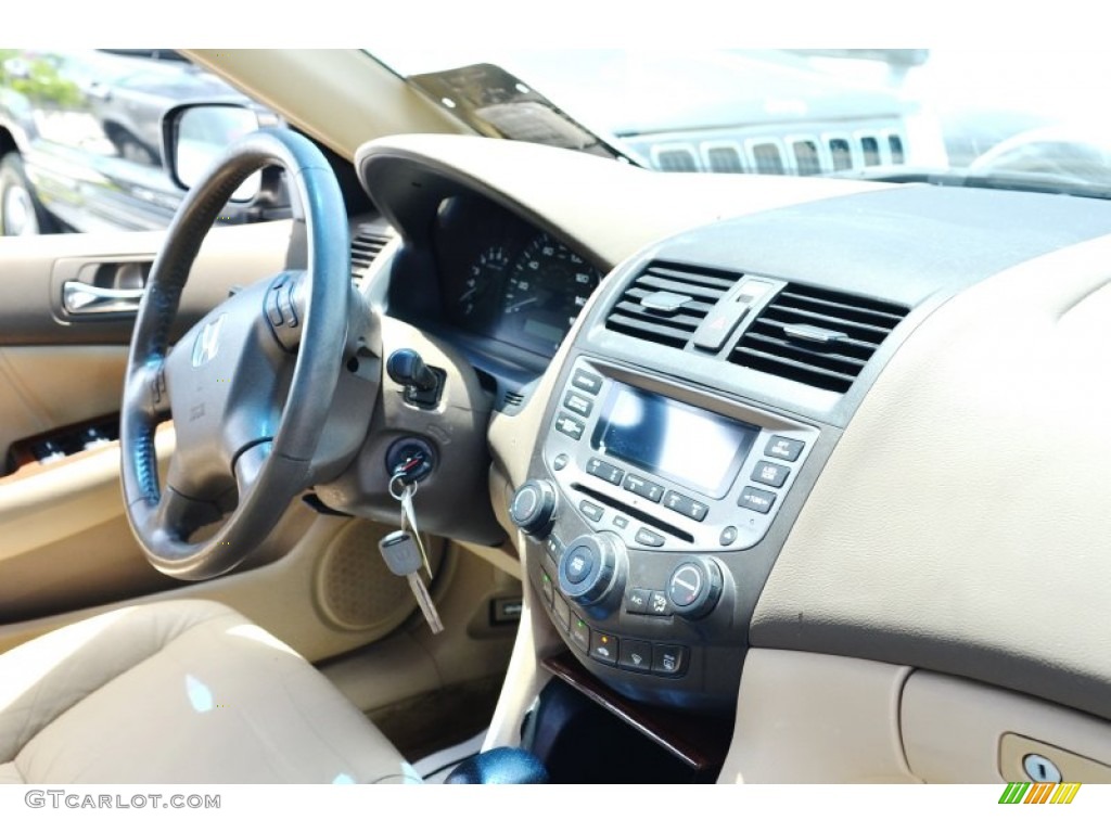 2007 Accord EX-L V6 Sedan - Desert Mist Metallic / Ivory photo #21