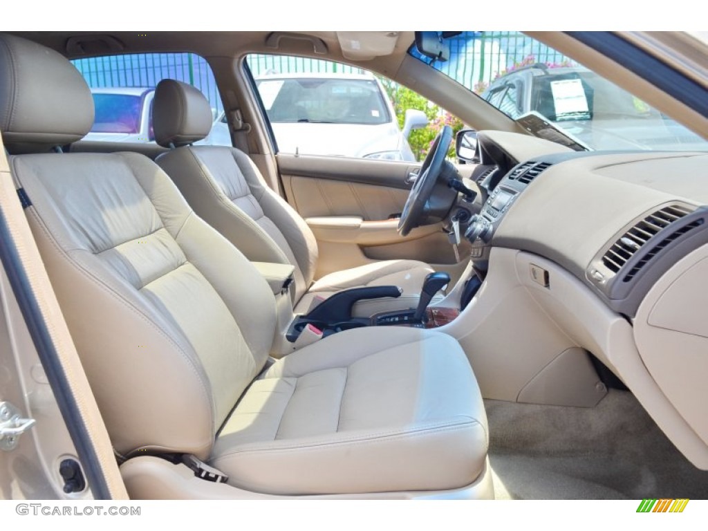 2007 Accord EX-L V6 Sedan - Desert Mist Metallic / Ivory photo #25
