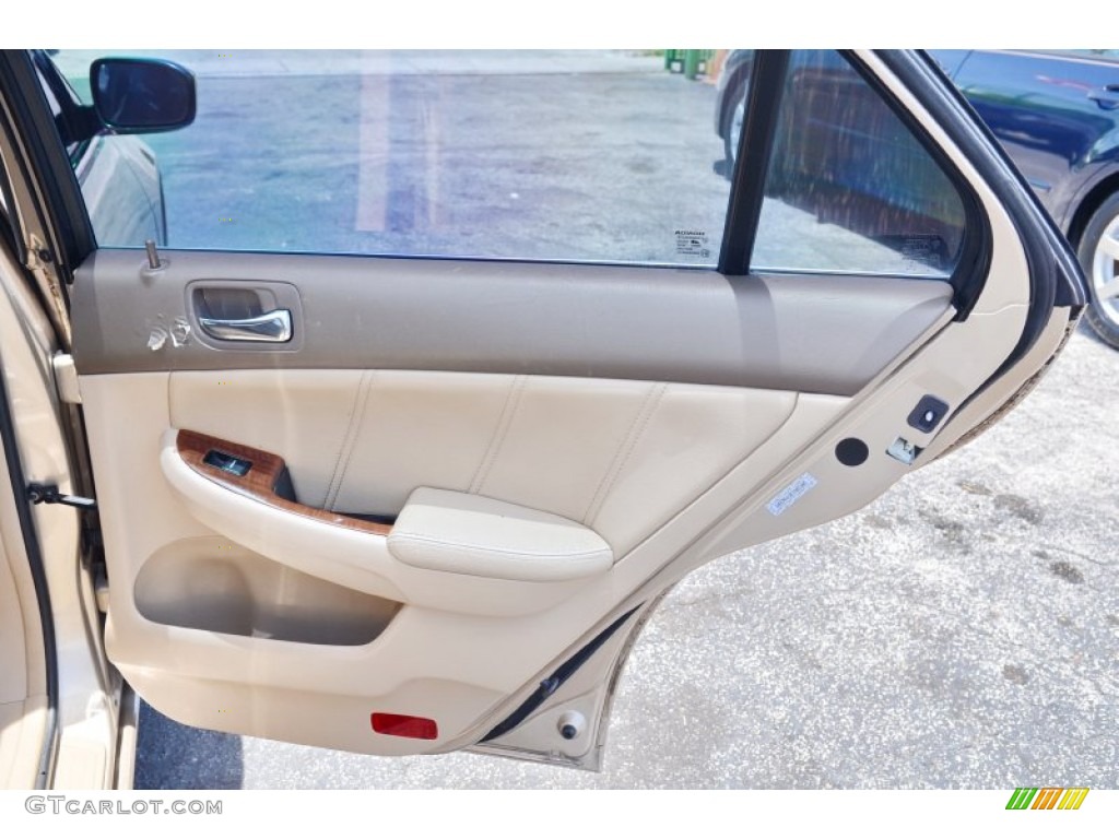 2007 Accord EX-L V6 Sedan - Desert Mist Metallic / Ivory photo #28