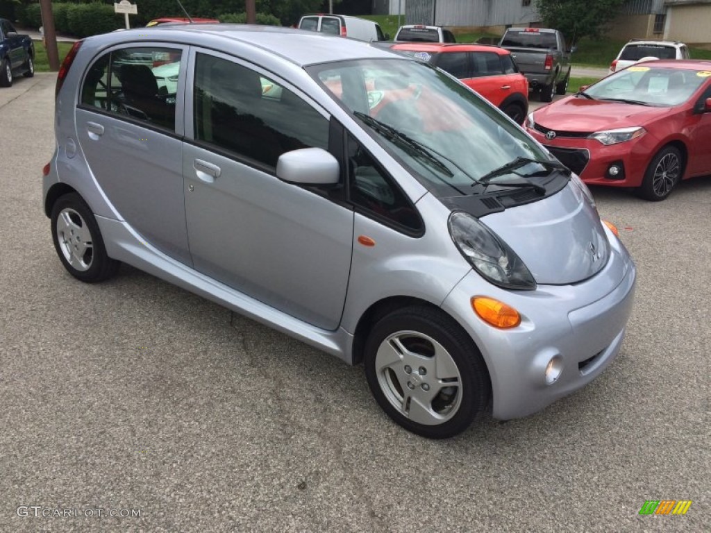 2012 i-MiEV SE - Cool Silver / Premium Brown photo #4