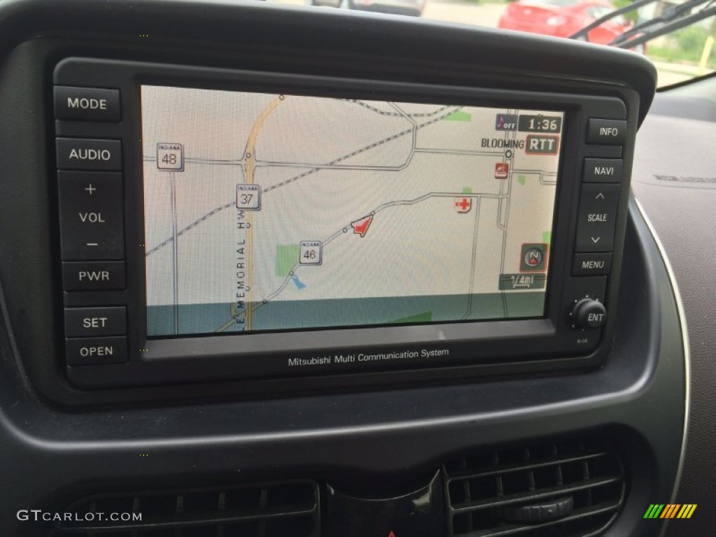 2012 Mitsubishi i-MiEV SE Navigation Photos