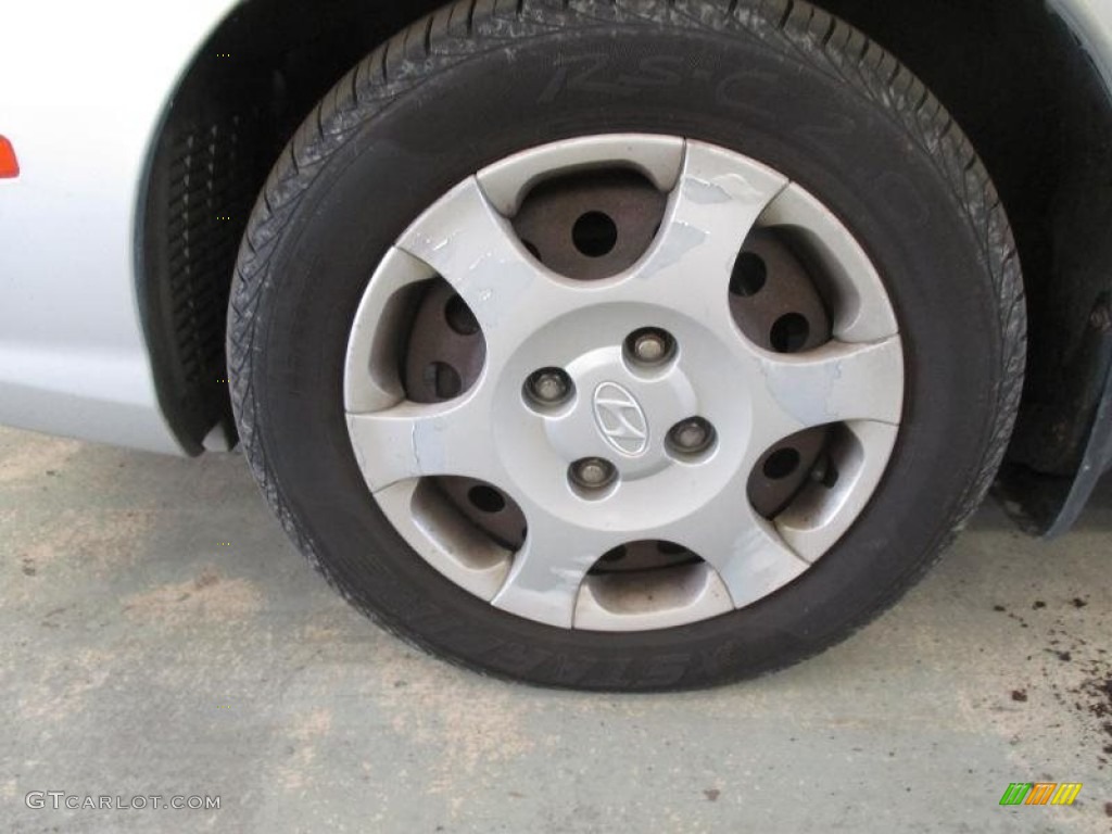 2001 Elantra GLS - Pewter / Beige photo #3