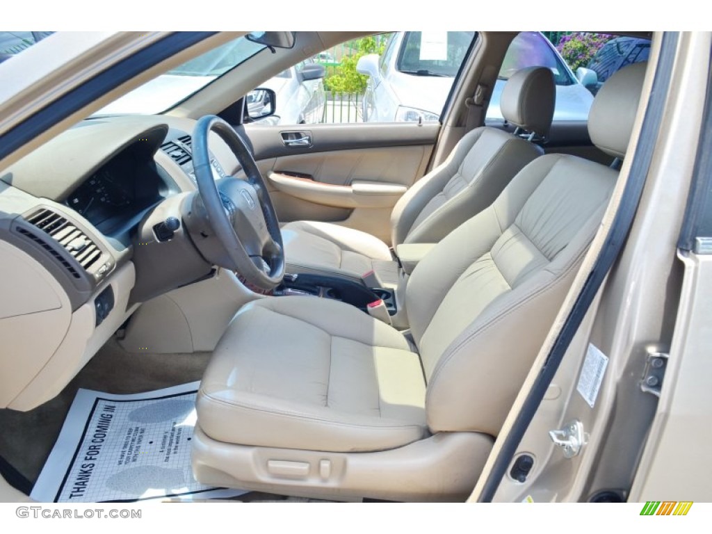 2007 Accord EX-L V6 Sedan - Desert Mist Metallic / Ivory photo #44