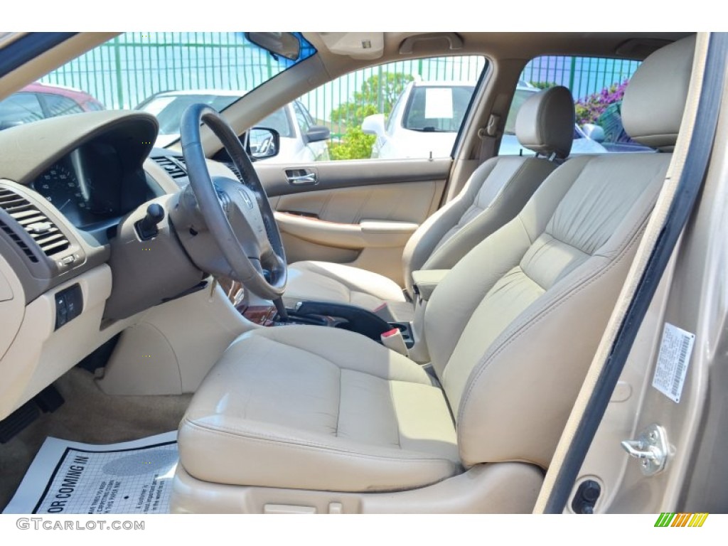 2007 Accord EX-L V6 Sedan - Desert Mist Metallic / Ivory photo #49