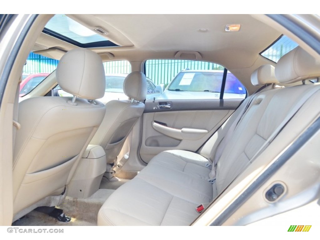 2007 Accord EX-L V6 Sedan - Desert Mist Metallic / Ivory photo #54