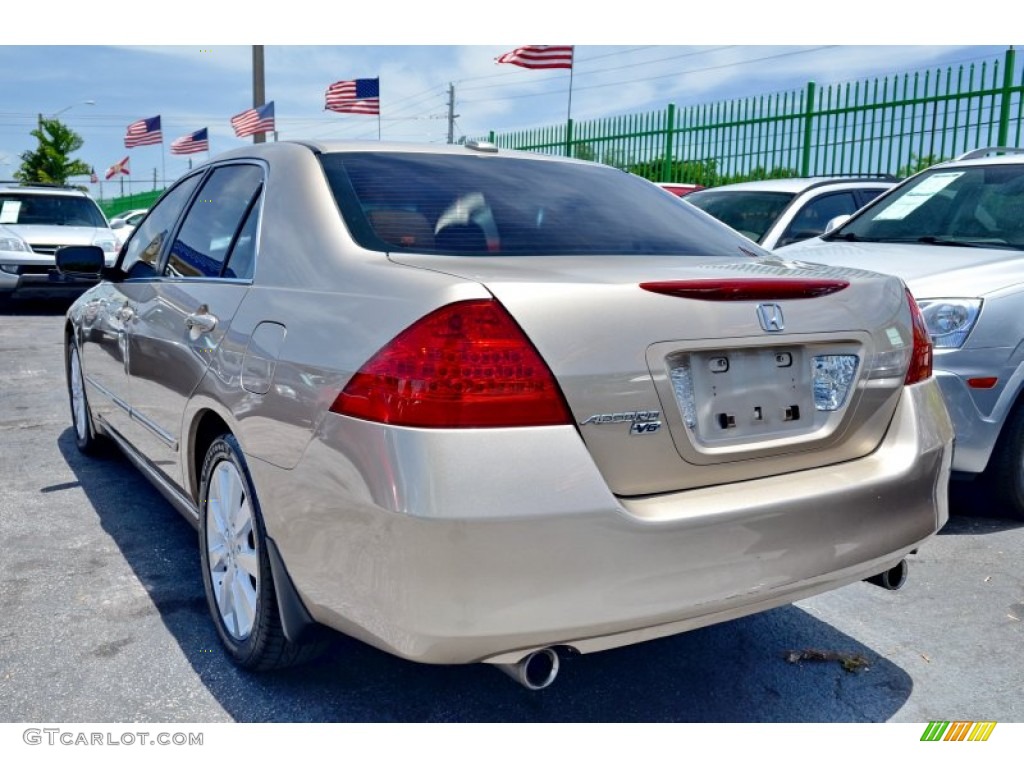 2007 Accord EX-L V6 Sedan - Desert Mist Metallic / Ivory photo #58