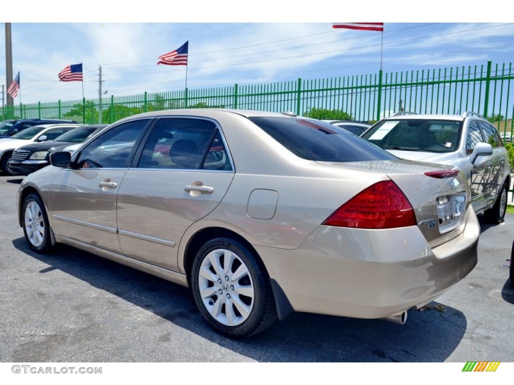 2007 Accord EX-L V6 Sedan - Desert Mist Metallic / Ivory photo #59