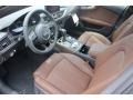 2016 Audi A7 Nougat Brown Interior Prime Interior Photo