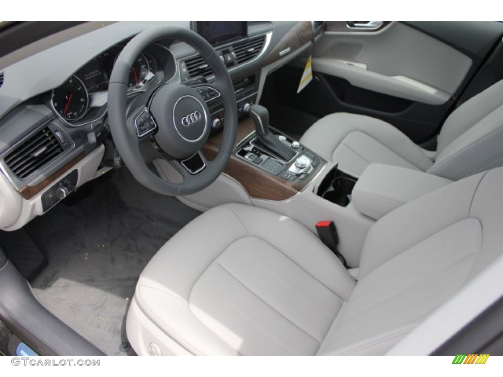 Flint Grey Interior 2016 Audi A7 3.0 TFSI Premium Plus quattro Photo #105044274