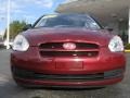 2007 Wine Red Hyundai Accent GS Coupe  photo #2