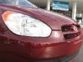 2007 Wine Red Hyundai Accent GS Coupe  photo #3