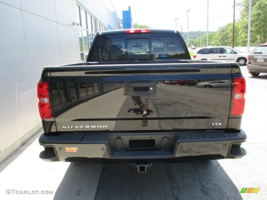 2015 Silverado 1500 LTZ Z71 Crew Cab 4x4 - Black / Dark Ash/Jet Black photo #6