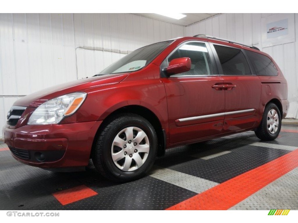 2008 Entourage GLS - Cranberry Red / Gray photo #2