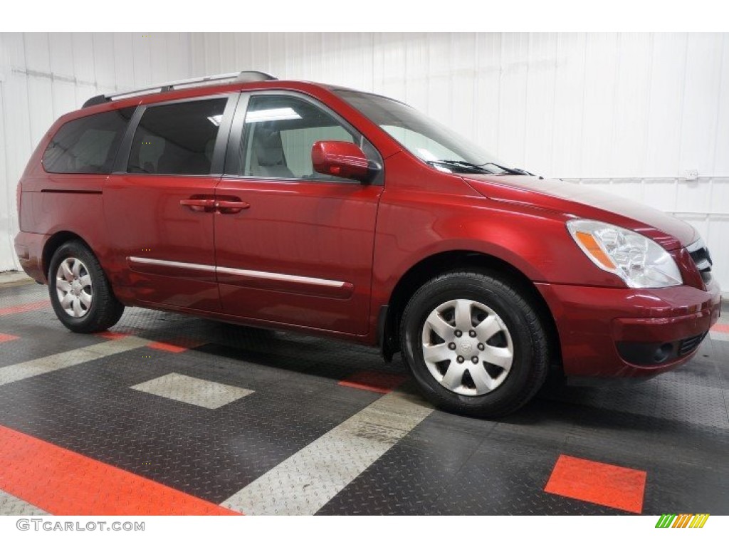 2008 Entourage GLS - Cranberry Red / Gray photo #6