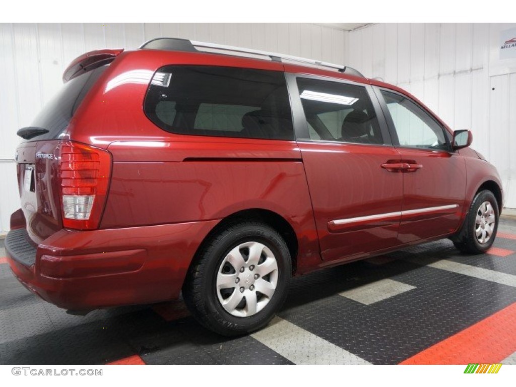 2008 Entourage GLS - Cranberry Red / Gray photo #7