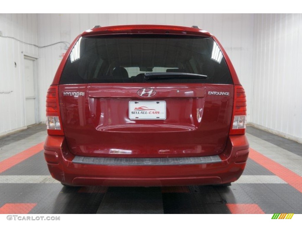 2008 Entourage GLS - Cranberry Red / Gray photo #9
