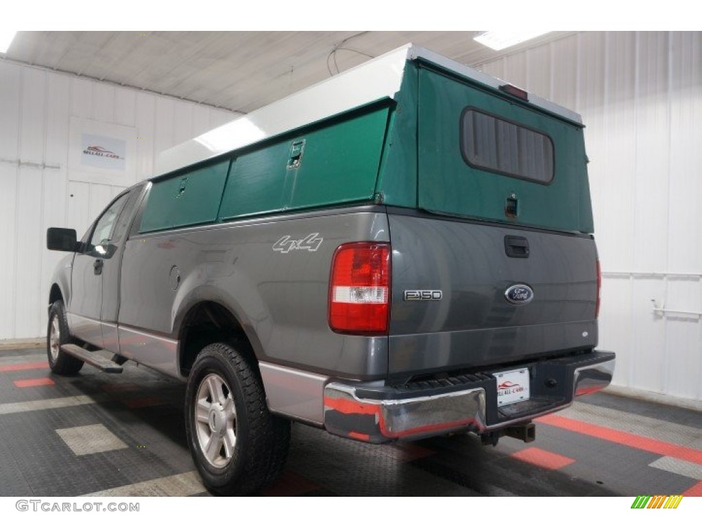 2004 F150 XLT Regular Cab 4x4 - Dark Shadow Grey Metallic / Medium/Dark Flint photo #10