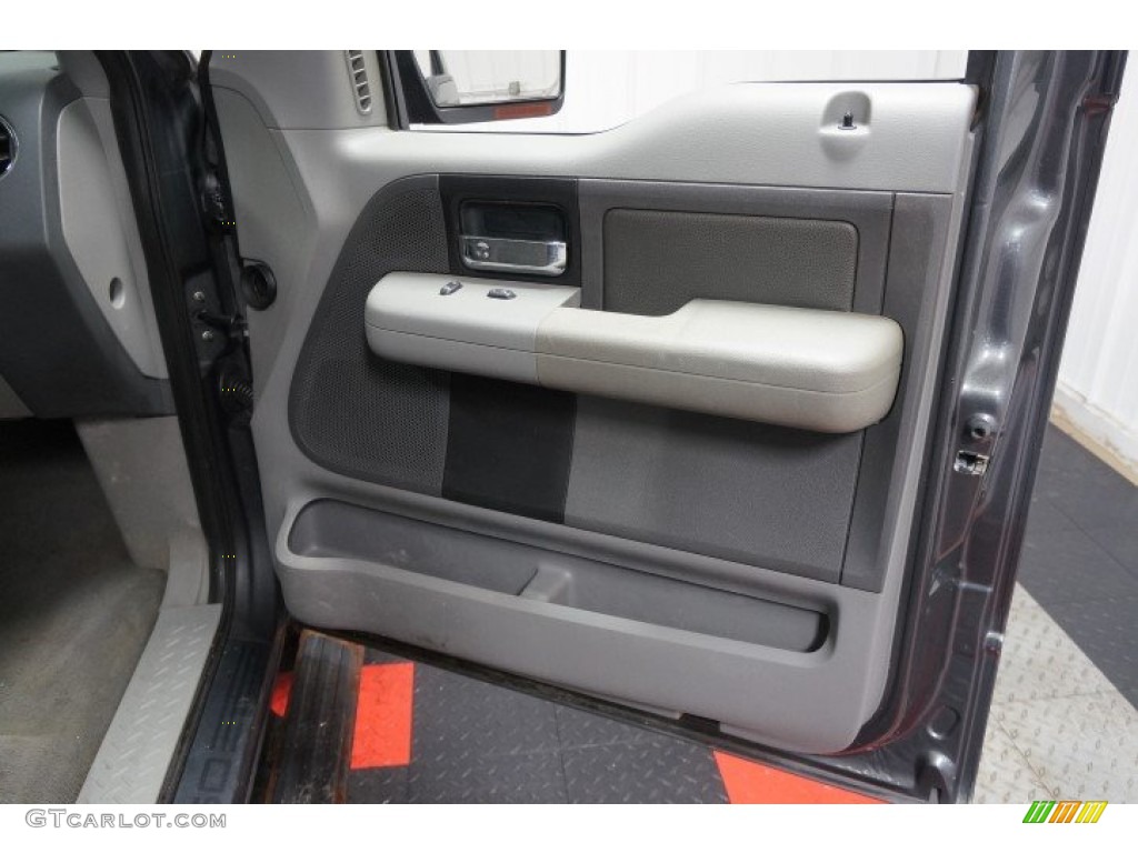 2004 F150 XLT Regular Cab 4x4 - Dark Shadow Grey Metallic / Medium/Dark Flint photo #15