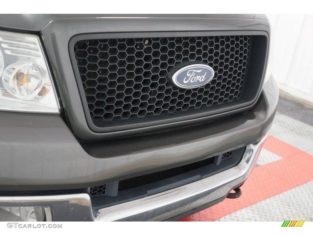 2004 F150 XLT Regular Cab 4x4 - Dark Shadow Grey Metallic / Medium/Dark Flint photo #46
