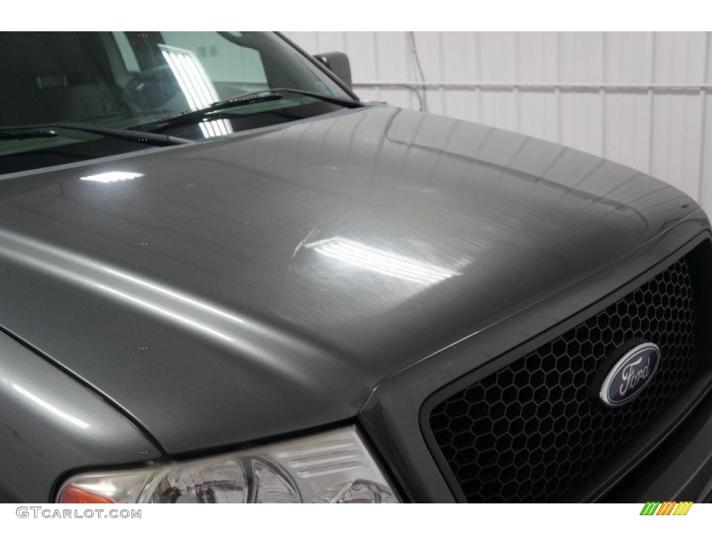 2004 F150 XLT Regular Cab 4x4 - Dark Shadow Grey Metallic / Medium/Dark Flint photo #47