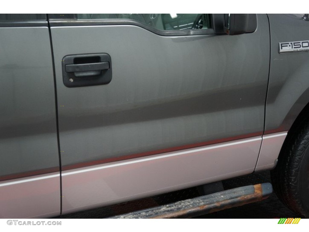 2004 F150 XLT Regular Cab 4x4 - Dark Shadow Grey Metallic / Medium/Dark Flint photo #55