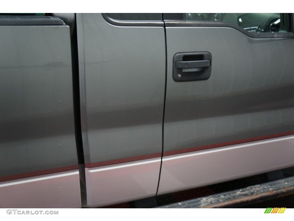 2004 F150 XLT Regular Cab 4x4 - Dark Shadow Grey Metallic / Medium/Dark Flint photo #56