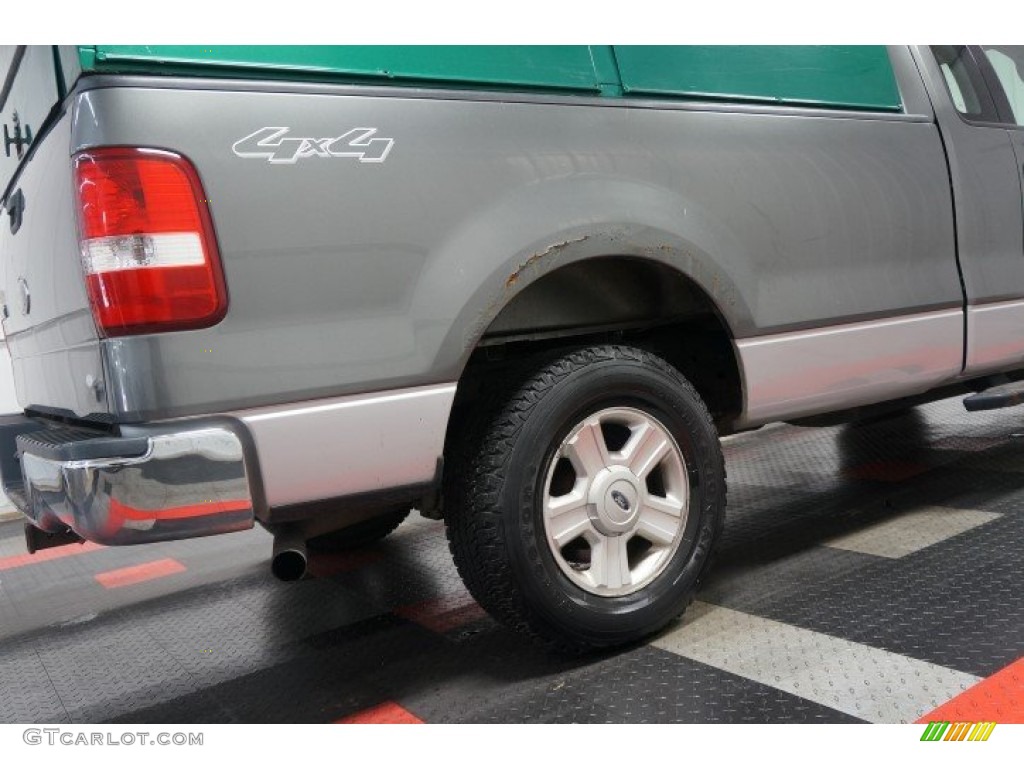 2004 F150 XLT Regular Cab 4x4 - Dark Shadow Grey Metallic / Medium/Dark Flint photo #58
