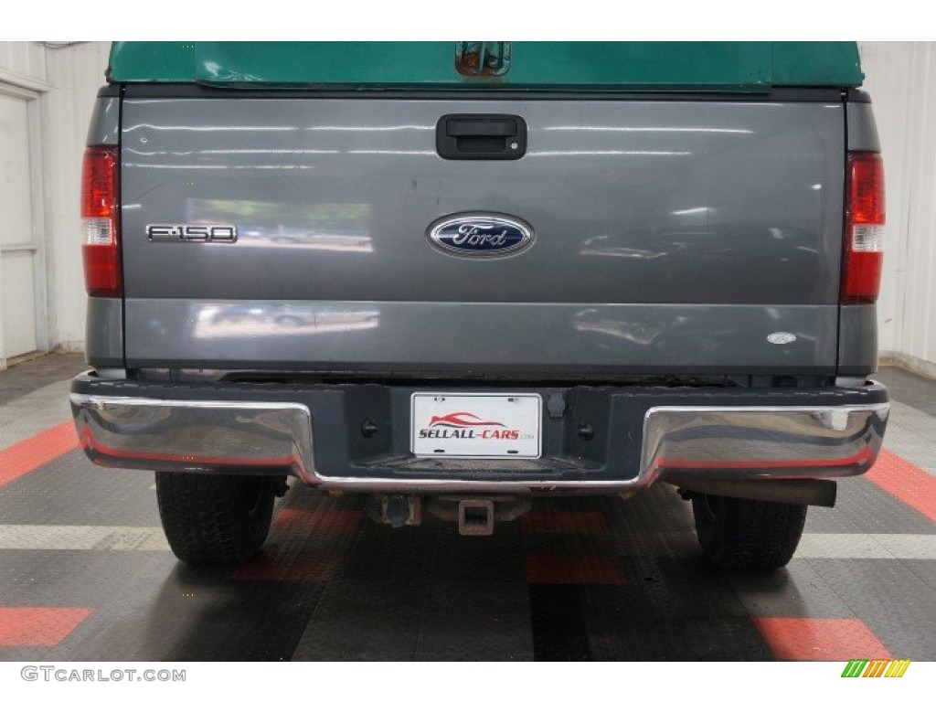 2004 F150 XLT Regular Cab 4x4 - Dark Shadow Grey Metallic / Medium/Dark Flint photo #70