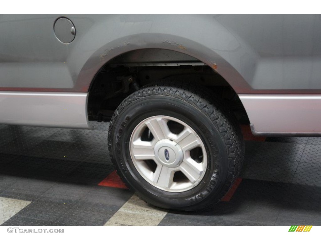 2004 F150 XLT Regular Cab 4x4 - Dark Shadow Grey Metallic / Medium/Dark Flint photo #79