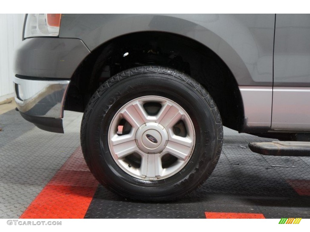 2004 F150 XLT Regular Cab 4x4 - Dark Shadow Grey Metallic / Medium/Dark Flint photo #93