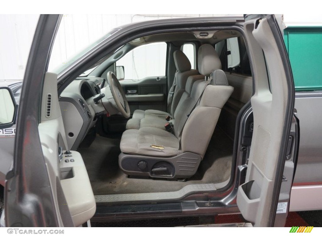 2004 F150 XLT Regular Cab 4x4 - Dark Shadow Grey Metallic / Medium/Dark Flint photo #106