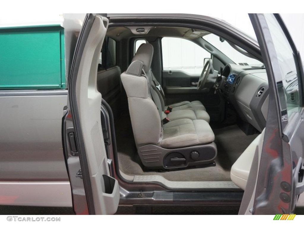 2004 F150 XLT Regular Cab 4x4 - Dark Shadow Grey Metallic / Medium/Dark Flint photo #107