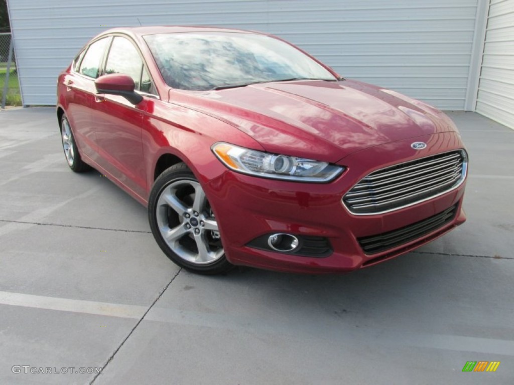 Ruby Red Metallic 2016 Ford Fusion S Exterior Photo #105049599