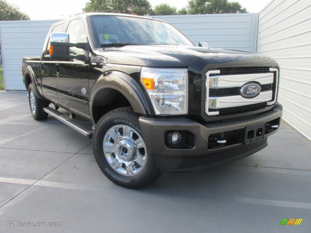 2016 F250 Super Duty King Ranch Crew Cab 4x4 - Shadow Black / King Ranch Mesa/Black photo #2