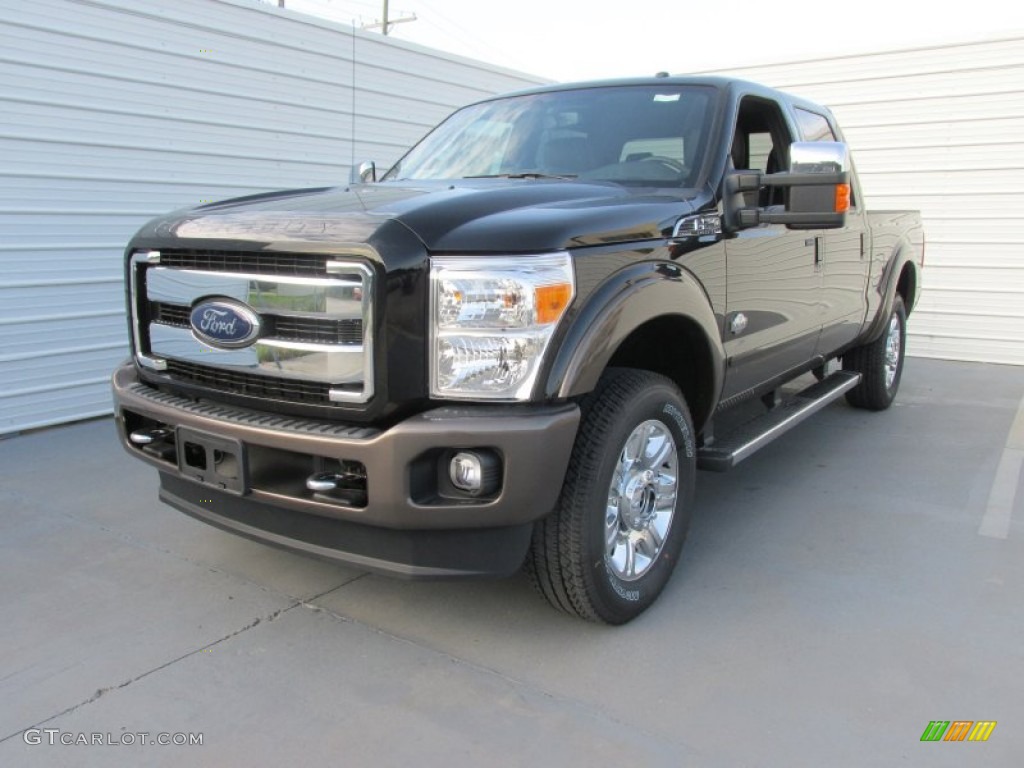 2016 F250 Super Duty King Ranch Crew Cab 4x4 - Shadow Black / King Ranch Mesa/Black photo #7