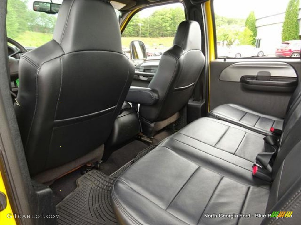 2006 F350 Super Duty Amarillo Edition Crew Cab 4x4 - Blazing Yellow / Black photo #34