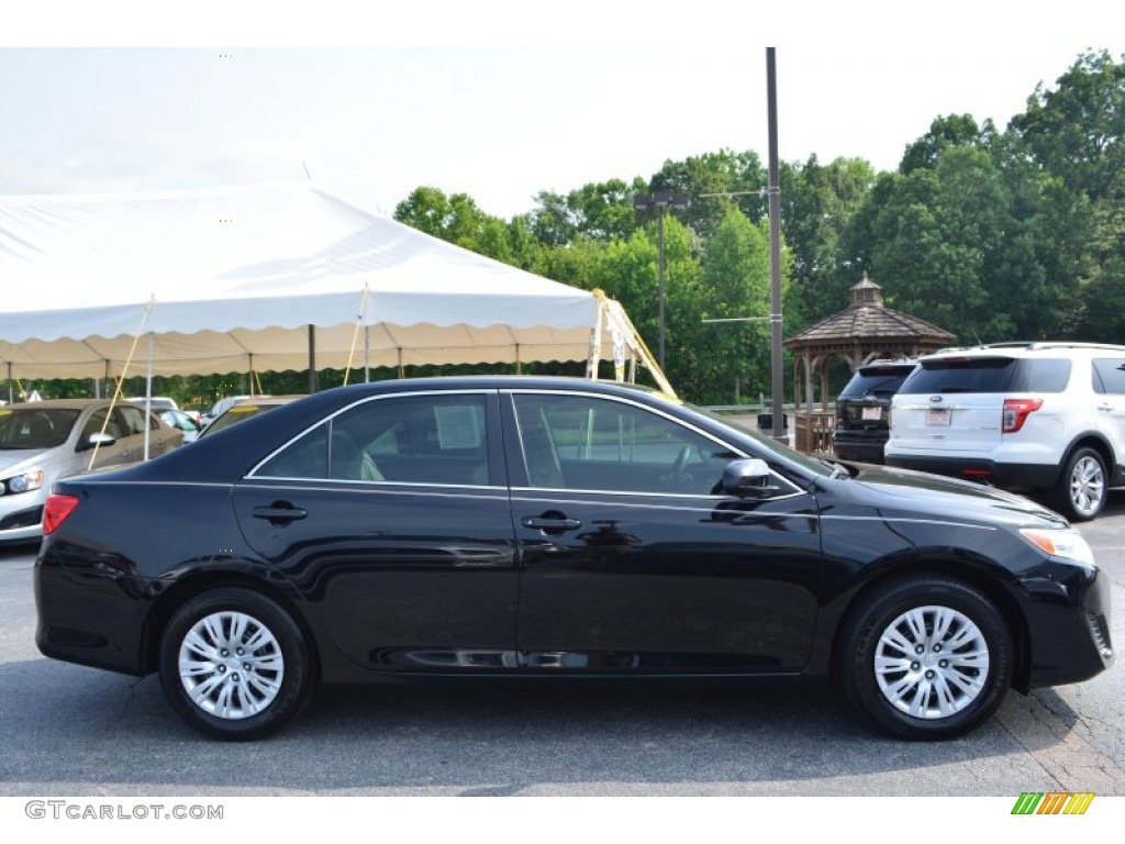 2014 Camry L - Attitude Black Metallic / Ivory photo #2