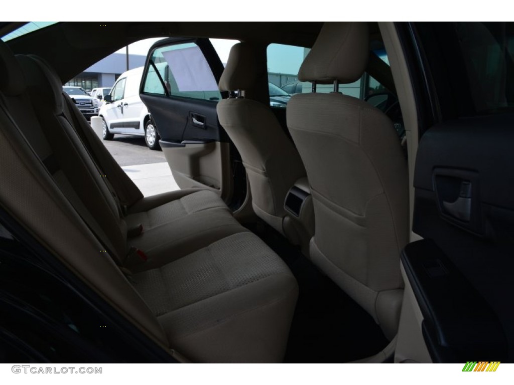 2014 Camry L - Attitude Black Metallic / Ivory photo #15