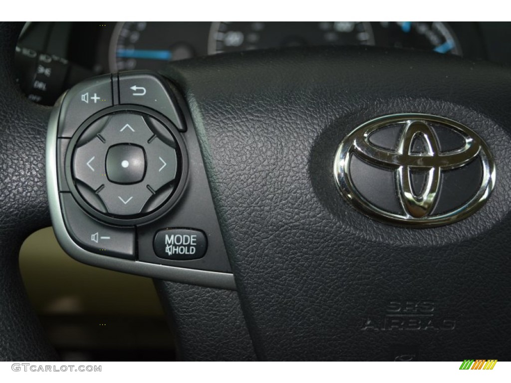 2014 Camry L - Attitude Black Metallic / Ivory photo #22