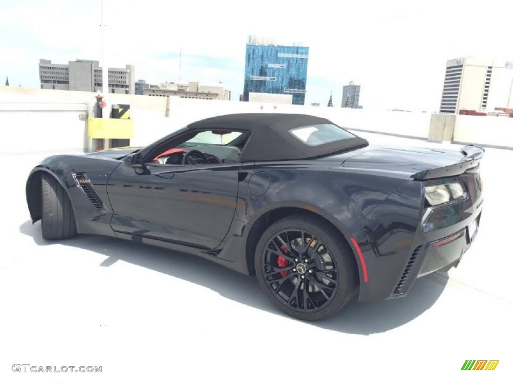 2015 Corvette Z06 Coupe - Black / Adrenaline Red photo #4