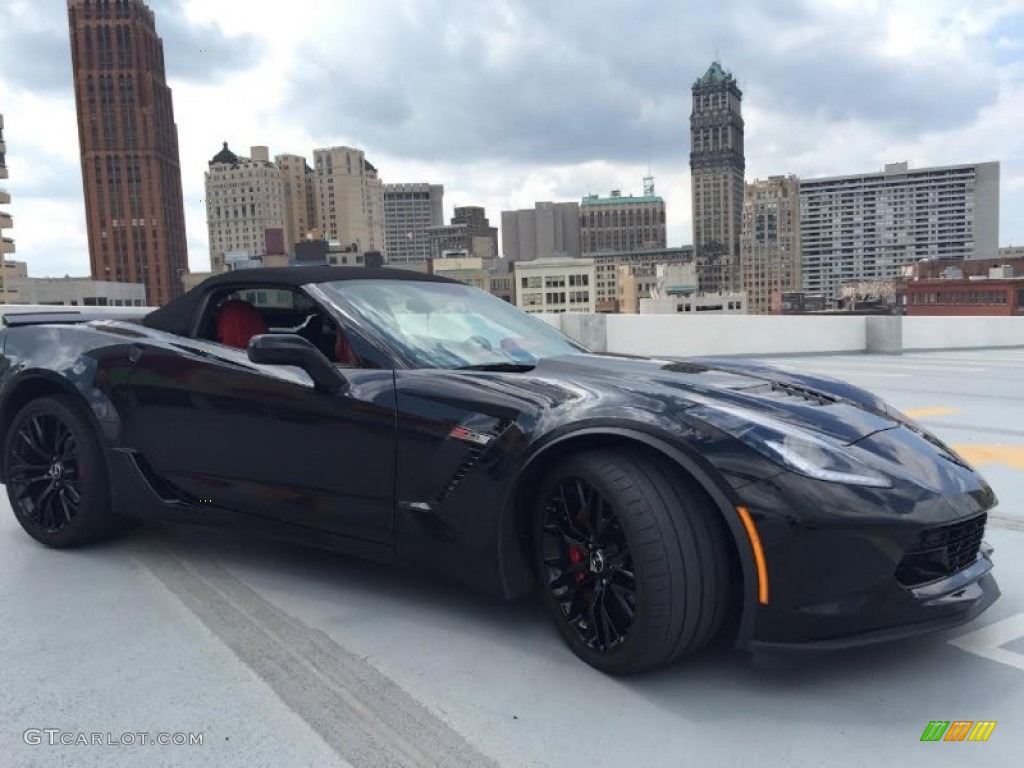 2015 Corvette Z06 Coupe - Black / Adrenaline Red photo #15
