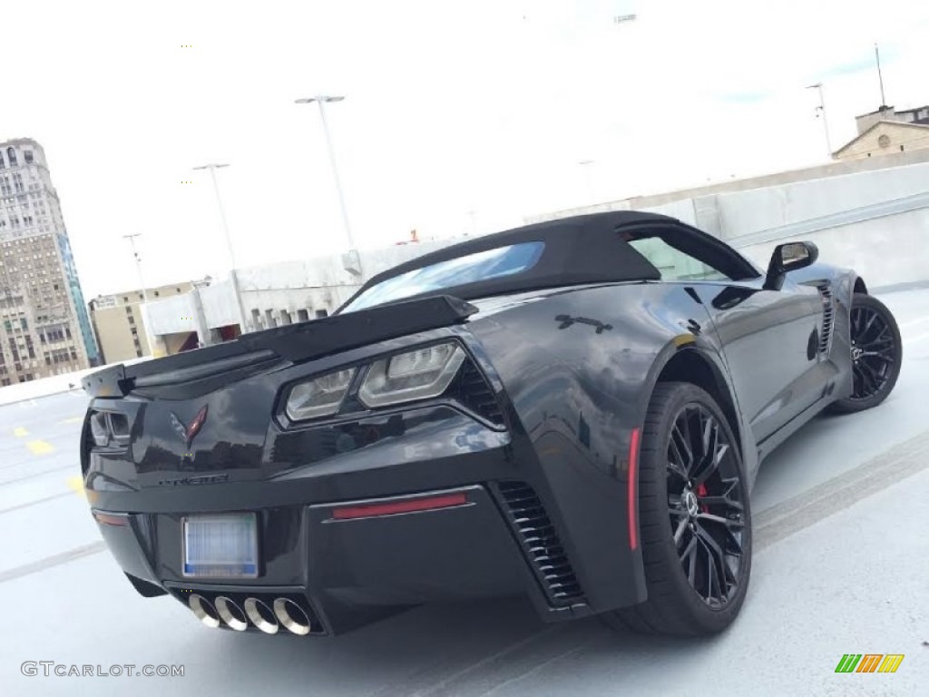 2015 Corvette Z06 Coupe - Black / Adrenaline Red photo #17