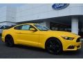 2015 Triple Yellow Tricoat Ford Mustang EcoBoost Coupe  photo #1