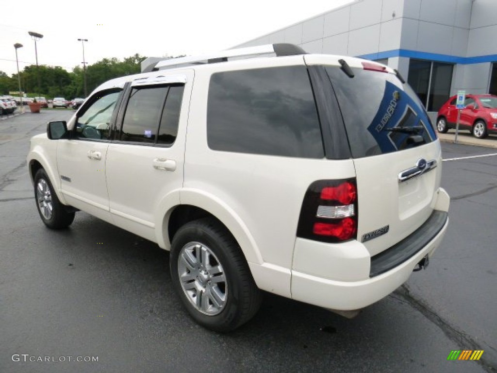 2007 Explorer Limited 4x4 - White Sand Tri-Coat / Black photo #3